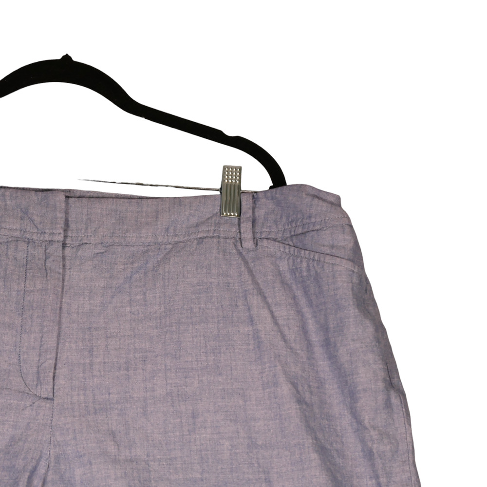 Talbots The Perfect Short Bermuda Shorts Womens 20W Blue Pockets Relaxed - Picture 3 of 9